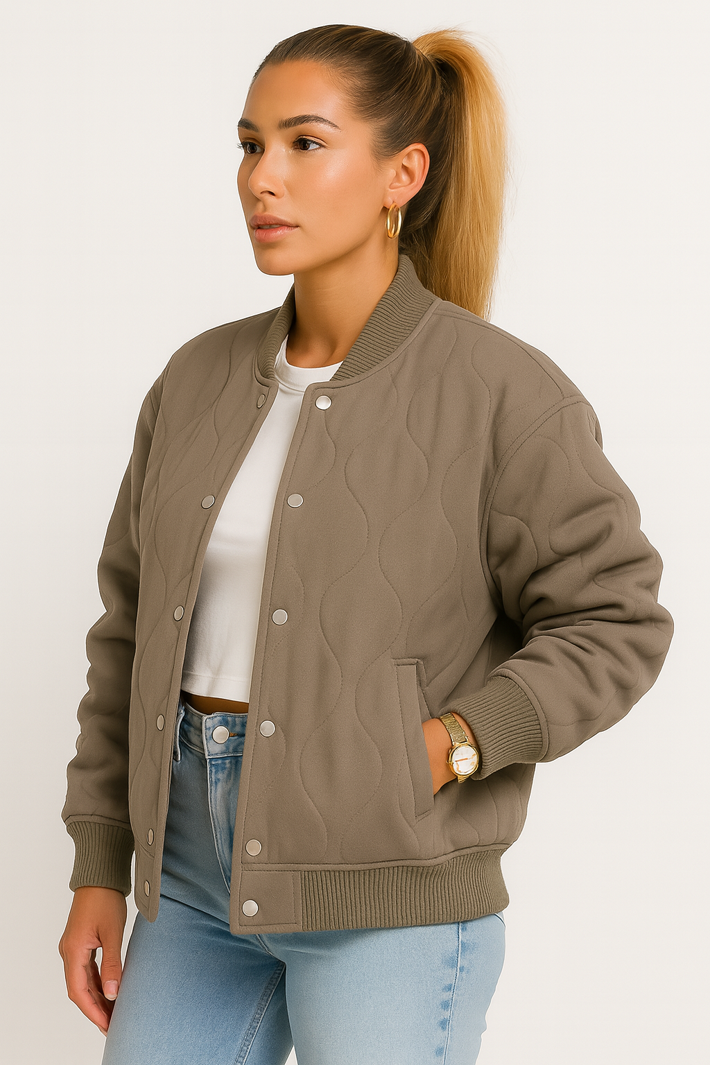 Trendy Gevoerd Bomberjack